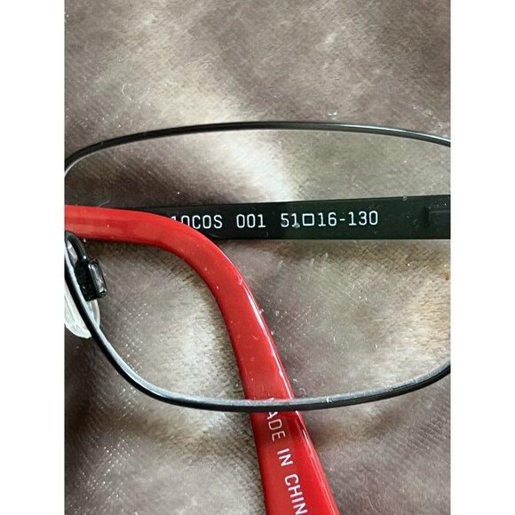 PUMA KIDS Eyeglasses Frame Boys Youth PJ00110C0S 5106-130 Black/Red SEE PHOTOS - Picture 7 of 16